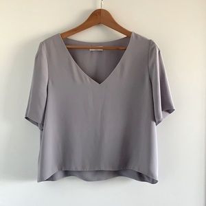 BABATON RANDY BLOUSE (PURPLE GREY)